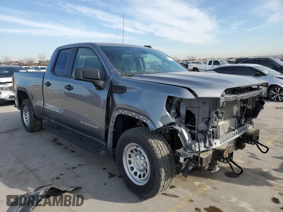 2022 GMC Sierra 1500 with VIN 1GTR9AEK3NZ159174, listed as a Copart auction lot 87674255 with 50,980 mi miles and Salvage Title. Bid and sale history available at DreamBid. Image 4.