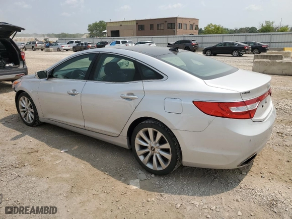 2014 Hyundai Azera Limited with VIN KMHFH4JG7EA398343, listed as a Copart auction lot 64888504 with 83,966 mi miles and Salvage Title. Bid and sale history available at carsss.com. Image 2.