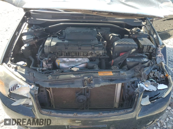 2008 Kia Spectra with VIN KNAFE161685016250, listed as a Copart auction lot 71382894 with 212,659 mi miles and Salvage Title. Bid and sale history available at carsss.com. Image 12.