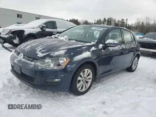 2016 Volkswagen Golf TSI S z VIN 3VW217AU8GM038662, wystawiony jako Copart lot #41605905 z przebiegiem 244 185 mil mil oraz Szkoda całkowita • Salvage title. Historia ofert i sprzedaży dostępna na DreamBid. Obrazek 1.