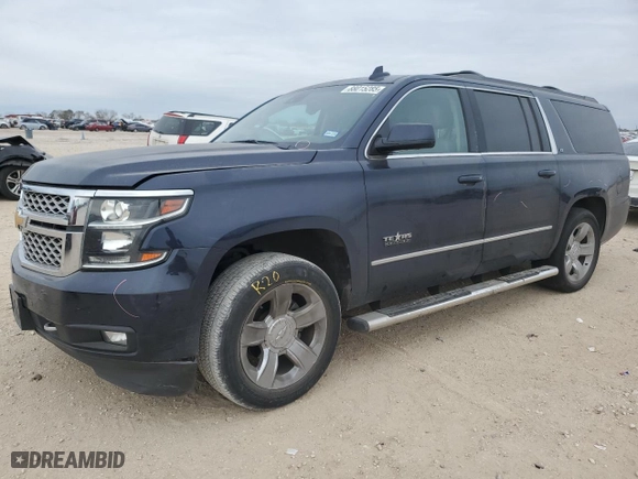 2017 Chevrolet Suburban LT with VIN 1GNSCHKCXHR329762, listed as a Copart auction lot 88015285 with 92,916 mi miles and Salvage Title. Bid and sale history available at carsss.com. Image 1.