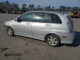 2005 Suzuki Aerio SX z VIN JS2RC61H755303931, wystawiony jako Copart lot #46796435 z przebiegiem 91 524 mil mil oraz Szkoda całkowita • Salvage title. Historia ofert i sprzedaży dostępna na DreamBid. Obrazek 2.
