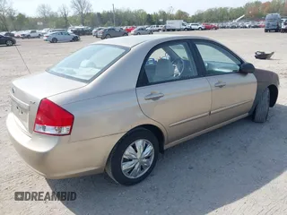2009 Kia Spectra EX with VIN KNAFE222295604149, listed as a IAAI auction lot 42112191 with 110,708 mi miles and . Bid and sale history available at DreamBid. Image 4.