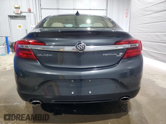 2015 Buick Regal with VIN 2G4GL5EX5F9199405, listed as a Copart auction lot 49410625 with 35,680 mi miles and Salvage title. Bid and sale history available at DreamBid. Image 6.