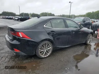 2014 Lexus IS 250 with VIN JTHCF1D25E5003949, listed as a Copart auction lot 58034355 with 132,647 mi miles and Salvage title. Bid and sale history available at DreamBid. Image 3.