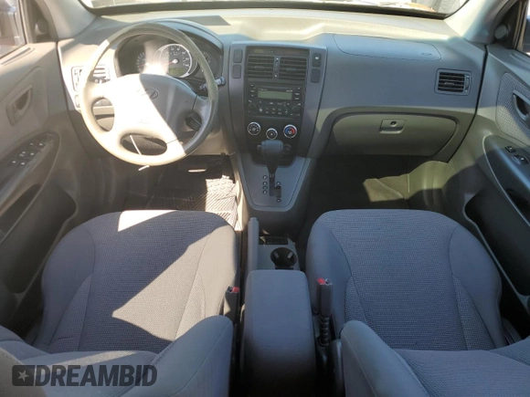 2007 Hyundai Tucson GLS with VIN KM8JM12B37U586530, listed as a Copart auction lot 54863125 with 165,493 mi miles and Clean Title. Bid and sale history available at carsss.com. Image 8.