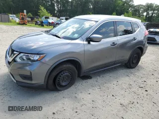 2017 Nissan Rogue SV with VIN KNMAT2MV0HP613929, listed as a Copart auction lot 61374035 with 127,530 mi miles and Salvage title. Bid and sale history available at DreamBid. Image 1.