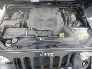 2018 Jeep Wrangler JK Unlimited Sport S with VIN 1C4BJWDG8JL827681, listed as a Copart auction lot 71954444 with 74,036 mi miles and Salvage Title. Bid and sale history available at carsss.com. Image 11.