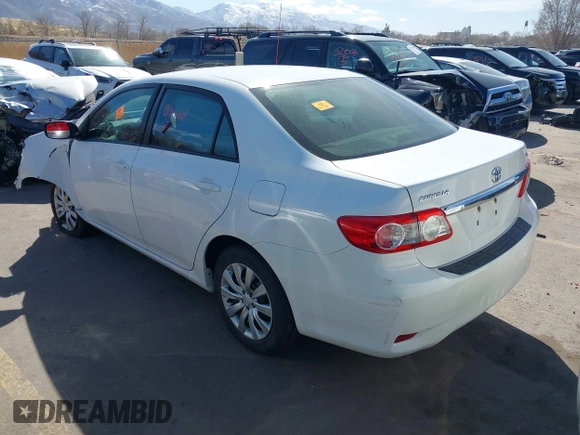 2012 Toyota Corolla L with VIN 5YFBU4EE2CP044066, listed as a IAAI auction lot 41776586 with Not Provided miles and . Bid and sale history available at DreamBid. Image 3.
