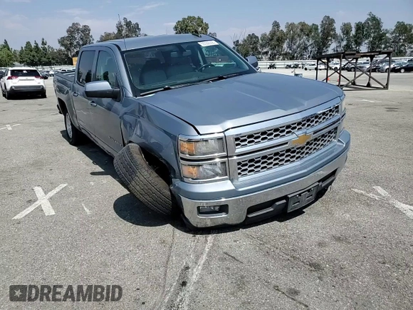 2015 Chevrolet Silverado 1500 LT with VIN 3GCPCREC1FG445638, listed as a Copart auction lot 55586395 with 106,317 mi miles and Salvage Title. Bid and sale history available at DreamBid. Image 13.