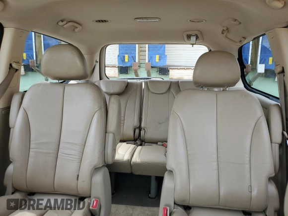 2012 Kia Sedona EX with VIN KNDMH4C75C6420641, listed as a Copart auction lot 55310425 with 212,998 mi miles and Clean Title. Bid and sale history available at carsss.com. Image 10.