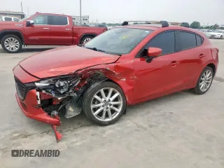 2017 Mazda 3 Grand Touring z VIN JM1BN1M31H1150418, wystawiony jako Copart lot #56924815 z przebiegiem 94 460 mil mil oraz Szkoda całkowita • Salvage title. Historia ofert i sprzedaży dostępna na DreamBid. Obrazek 1.