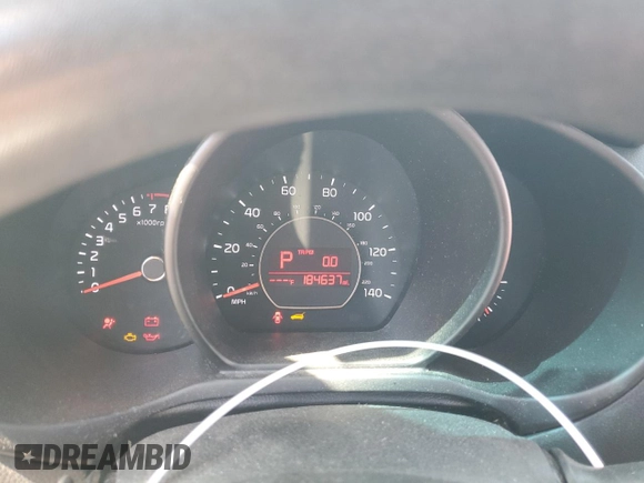 2015 Kia Soul with VIN KNDJN2A21F7812053, listed as a Copart auction lot 53486105 with 184,637 mi miles and Salvage Title. Bid and sale history available at DreamBid. Image 9.