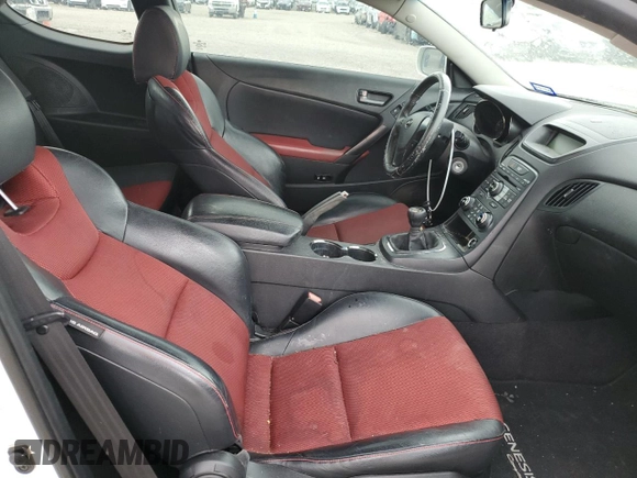 2012 Hyundai Genesis Coupe Grand Touring with VIN KMHHU6KH7CU067717, listed as a Copart auction lot 57170255 with 118,814 mi miles and Clean title. Bid and sale history available at DreamBid. Image 10.
