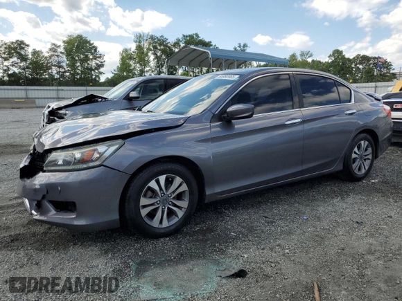 2014 Honda Accord LX z VIN 1HGCR2F30EA132937, wystawiony jako Copart lot #55980965 z przebiegiem 213 166 mil mil oraz Szkoda całkowita • Salvage title. Historia ofert i sprzedaży dostępna na DreamBid. Obrazek 1.