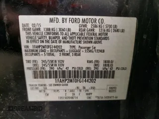 2015 Ford Police Interceptor с VIN 1FAHP2MT0FG144202, выставлен на аукционе Copart как лот 52807925 с пробегом 205 504 миль миль и Чистый • Clean title. История ставок и продаж доступна на DreamBid. Изображение 12.
