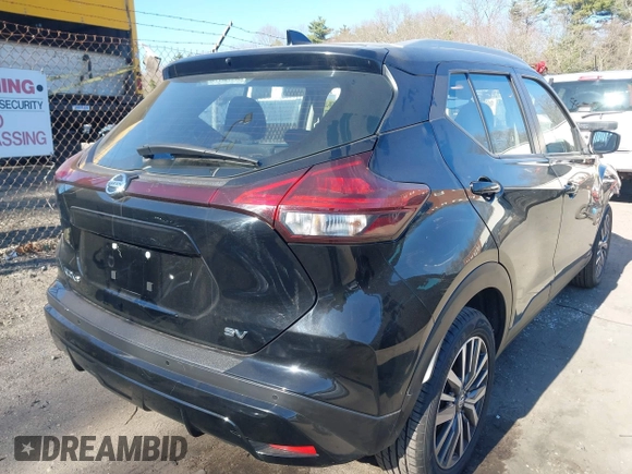 2021 Nissan Kicks SV with VIN 3N1CP5CV9ML523140, listed as a IAAI auction lot 42044267 with 51,182 mi miles and . Bid and sale history available at DreamBid. Image 4.