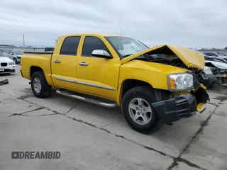 2007 Dodge Dakota SLT with VIN 1D7HE48K57S263008, listed as a Copart auction lot 45653365 with Not Provided miles and Salvage Title. Bid and sale history available at DreamBid. Image 4.