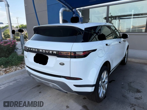 2020 Land Rover Range Rover Evoque SE z VIN SALZP2FX4LH040406, wystawiony jako Copart lot #58098395 z przebiegiem 67 528 mil mil oraz Czysty tytuł • Clean title. Historia ofert i sprzedaży dostępna na DreamBid. Obrazek 4.