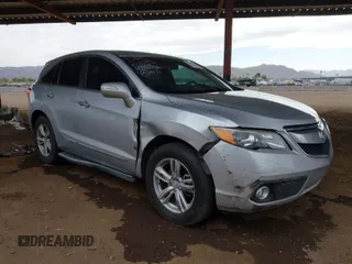 2014 Acura RDX Tech Pkg with VIN 5J8TB3H55EL004836, listed as a IAAI auction lot 41563096 with 124,373 mi miles. Bid and sale history available at carsss.com. Image 1.