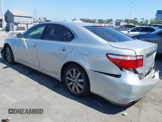 2007 Lexus LS 460 with VIN JTHBL46F875011889, listed as a IAAI auction lot 42554435 with 88,780 mi miles and . Bid and sale history available at DreamBid. Image 3.