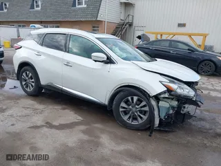 2015 Nissan Murano S with VIN 5N1AZ2MH7FN225433, listed as a IAAI auction lot 41525468 with 188,477 mi miles. Bid and sale history available at carsss.com. Image 1.