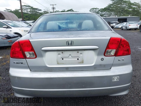 2005 Honda Civic LX with VIN 2HGES16545H568037, listed as a IAAI auction lot 41785307 with 170,913 mi miles and . Bid and sale history available at DreamBid. Image 16.