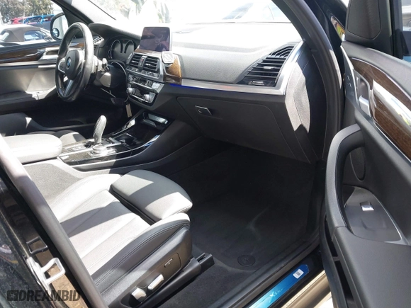 2021 BMW X3 sDrive30i with VIN 5UXTY3C07M9G14775, listed as a IAAI auction lot 41765728 with 54,612 mi miles. Bid and sale history available at carsss.com. Image 5.