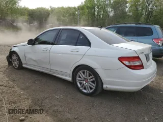 2008 Mercedes-Benz C 300 Sport with VIN WDDGF81X08F119804, listed as a Copart auction lot 53625085 with 176,017 mi miles and Salvage Title. Bid and sale history available at carsss.com. Image 2.