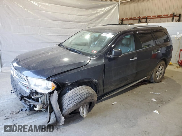 2013 Dodge Durango Crew z VIN 1C4RDJDG1DC675594, wystawiony jako Copart lot #53536775 z przebiegiem 194 243 mil mil oraz Szkoda całkowita • Salvage title. Historia ofert i sprzedaży dostępna na DreamBid. Obrazek 1.