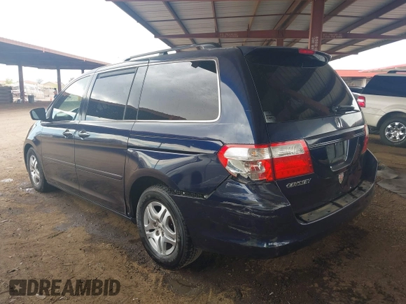 2006 Honda Odyssey EX-L with VIN 5FNRL38666B063025, listed as a IAAI auction lot 41903788 with 145,141 mi miles. Bid and sale history available at carsss.com. Image 3.
