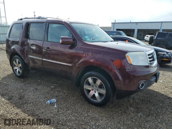 2015 Honda Pilot Touring with VIN 5FNYF4H91FB026824, listed as a Copart auction lot 49471405 with 160,524 mi miles and Salvage Title. Bid and sale history available at DreamBid. Image 4.