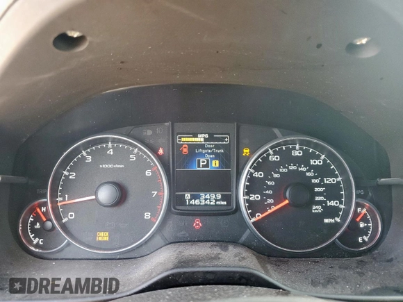2014 Subaru Legacy Limited with VIN 4S3BMCL61E3016132, listed as a Copart auction lot 62821175 with 146,342 mi miles and Clean title. Bid and sale history available at DreamBid. Image 9.