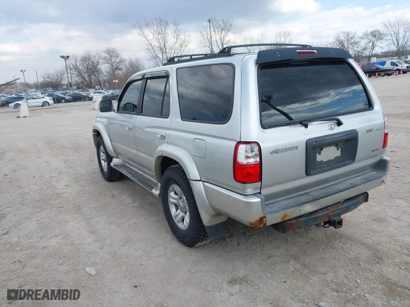 2001 Toyota 4Runner SR5 with VIN JT3HN86R610354474, listed as a IAAI auction lot 41873100 with 340,628 mi miles. Bid and sale history available at carsss.com. Image 3.