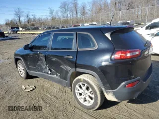 2017 Jeep Cherokee Sport with VIN 1C4PJLAB6HD231650, listed as a Copart auction lot 45151455 with 104,243 mi miles and Salvage Title. Bid and sale history available at carsss.com. Image 2.