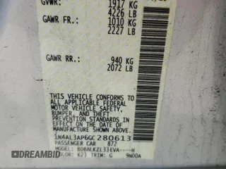 2016 Nissan Altima S z VIN 1N4AL3AP6GC280613, wystawiony jako Copart lot #59210975 z przebiegiem 88 605 mil mil oraz Szkoda całkowita • Salvage title. Historia ofert i sprzedaży dostępna na DreamBid. Obrazek 12.