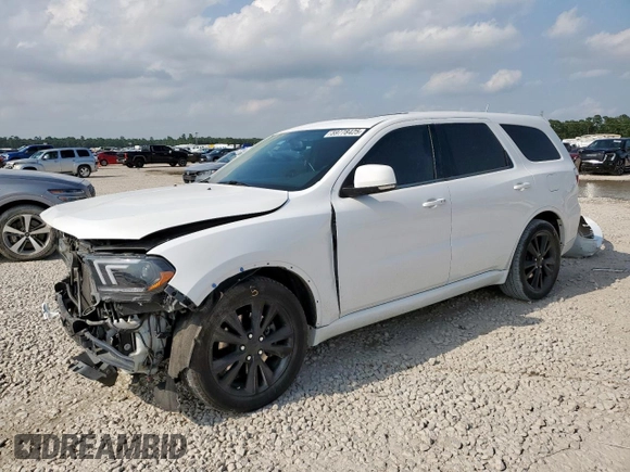 2013 Dodge Durango R/T with VIN 1C4SDHCT7DC697592, listed as a Copart auction lot 59778425 with 150,904 mi miles and Salvage title. Bid and sale history available at DreamBid. Image 1.