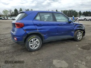 2021 Hyundai Venue SE with VIN KMHRB8A38MU066282, listed as a Copart auction lot 53087095 with 92,466 mi miles and Salvage Title. Bid and sale history available at DreamBid. Image 3.