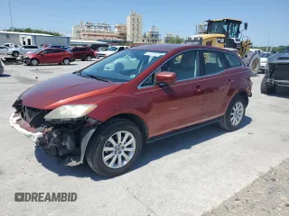 2010 Mazda CX-7 Sport with VIN JM3ER2W50A0311513, listed as a Copart auction lot 52707375 with 102,581 mi miles and Salvage Title. Bid and sale history available at carsss.com. Image 1.