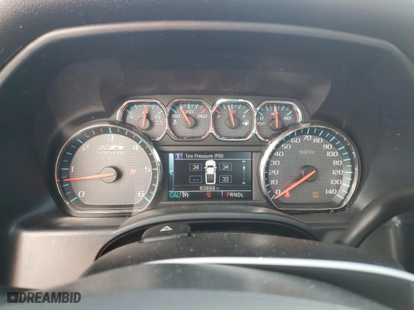 2018 Chevrolet Silverado 1500 LT with VIN 1GCVKREH7JZ302790, listed as a Copart auction lot 79383524 with 83,899 mi miles and Salvage Title. Bid and sale history available at carsss.com. Image 9.