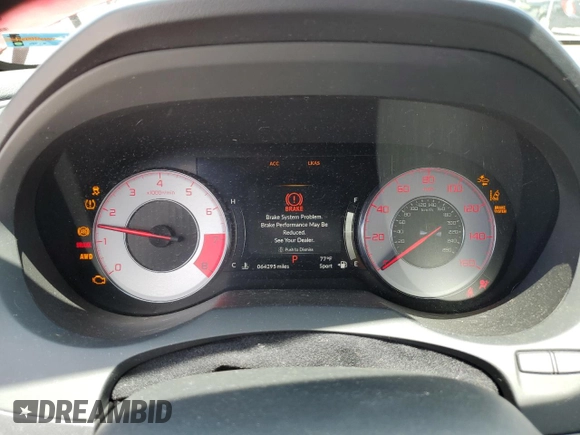 2021 Acura RDX w/A-Spec Package with VIN 5J8TC2H6XML046482, listed as a Copart auction lot 63656214 with 64,295 mi miles and Salvage Title. Bid and sale history available at carsss.com. Image 9.