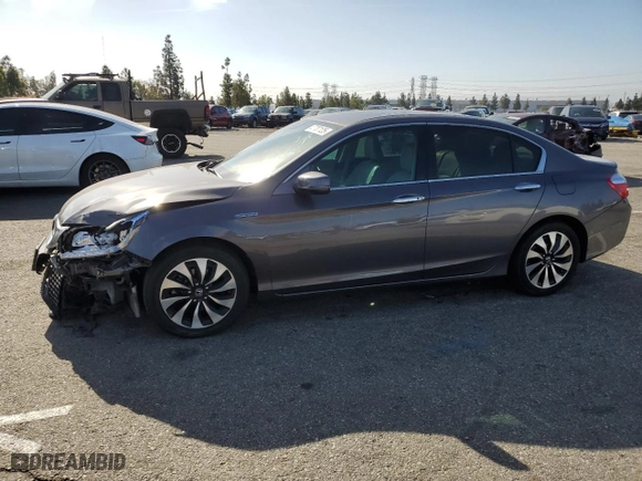 2015 Honda Accord Hybrid Touring with VIN 1HGCR6F79FA007768, listed as a Copart auction lot 47707125 with 118,877 mi miles and Salvage Title. Bid and sale history available at carsss.com. Image 1.