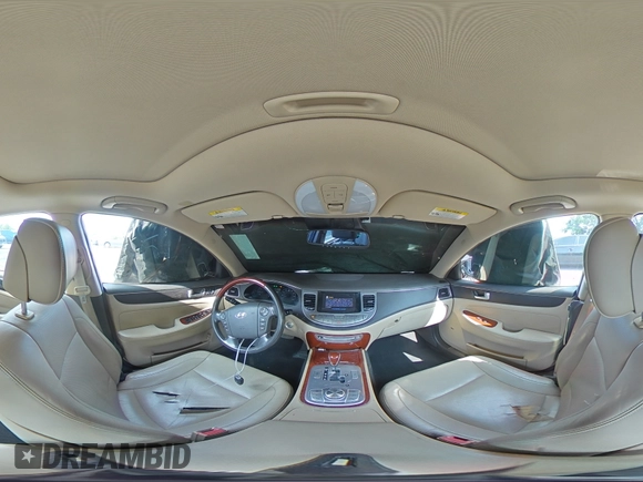 2012 Hyundai Genesis 4.6L with VIN KMHGC4DF6CU175762, listed as a Copart auction lot 67151194 with 169,838 mi miles and Salvage Title. Bid and sale history available at carsss.com. Image 12.