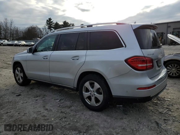 2017 Mercedes-Benz GLS 450 with VIN 4JGDF6EE1HA838062, listed as a Copart auction lot 82650363 with 124,078 mi miles and . Bid and sale history available at DreamBid. Image 2.