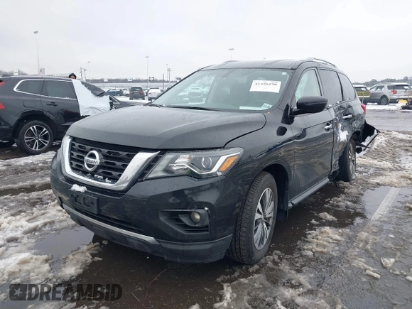 2020 Nissan Pathfinder SV with VIN 5N1DR2BM1LC638002, listed as a IAAI auction lot 41556190 with 121,386 mi miles. Bid and sale history available at carsss.com. Image 17.