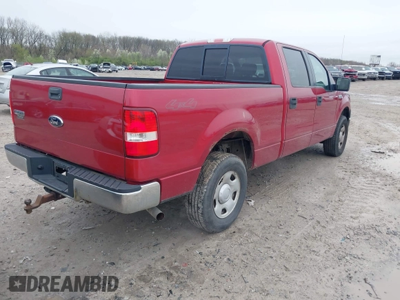 2008 Ford F-150 XL with VIN 1FTRW14WX8FB48756, listed as a IAAI auction lot 41969810 with 155,370 mi miles. Bid and sale history available at carsss.com. Image 4.