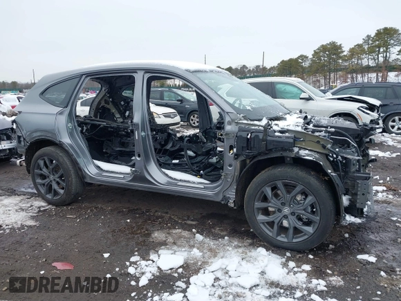 2023 Acura MDX w/A-Spec Package with VIN 5J8YE1H02PL010585, listed as a IAAI auction lot 41550618 with 20,730 mi miles. Bid and sale history available at carsss.com. Image 1.