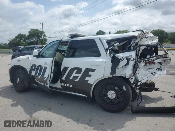 2021 Dodge Durango Pursuit z VIN 1C4RDJFG3MC763849, wystawiony jako Copart lot #61449195 z przebiegiem 46 907 mil mil oraz Szkoda całkowita • Salvage title. Historia ofert i sprzedaży dostępna na DreamBid. Obrazek 2.