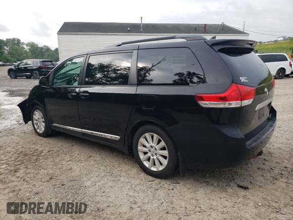 2011 Toyota Sienna XLE with VIN 5TDDK3DC8BS020059, listed as a Copart auction lot 62954985 with 219,974 mi miles and Salvage title. Bid and sale history available at DreamBid. Image 2.
