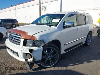 2004 Infiniti QX56 with VIN 5N3AA08CX4N812210, listed as a IAAI auction lot 41402934 with 175,995 mi miles. Bid and sale history available at carsss.com. Image 6.